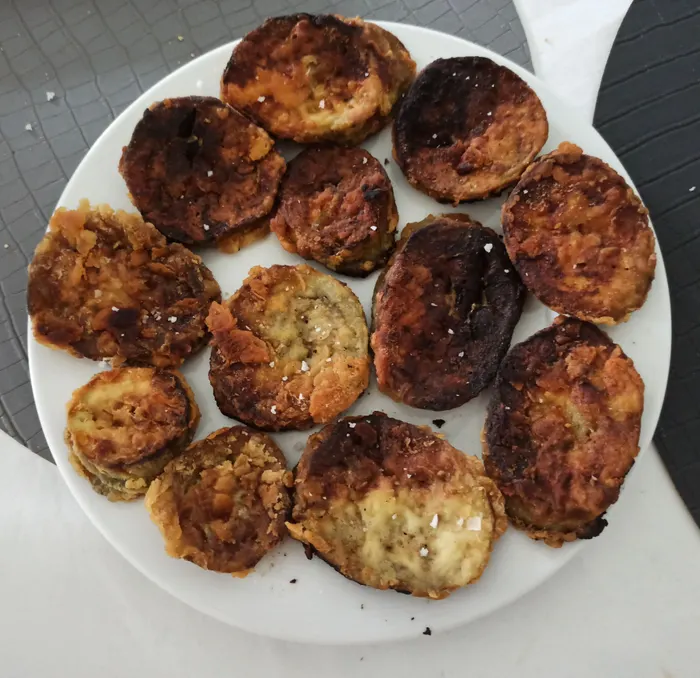 Aubergines panées
