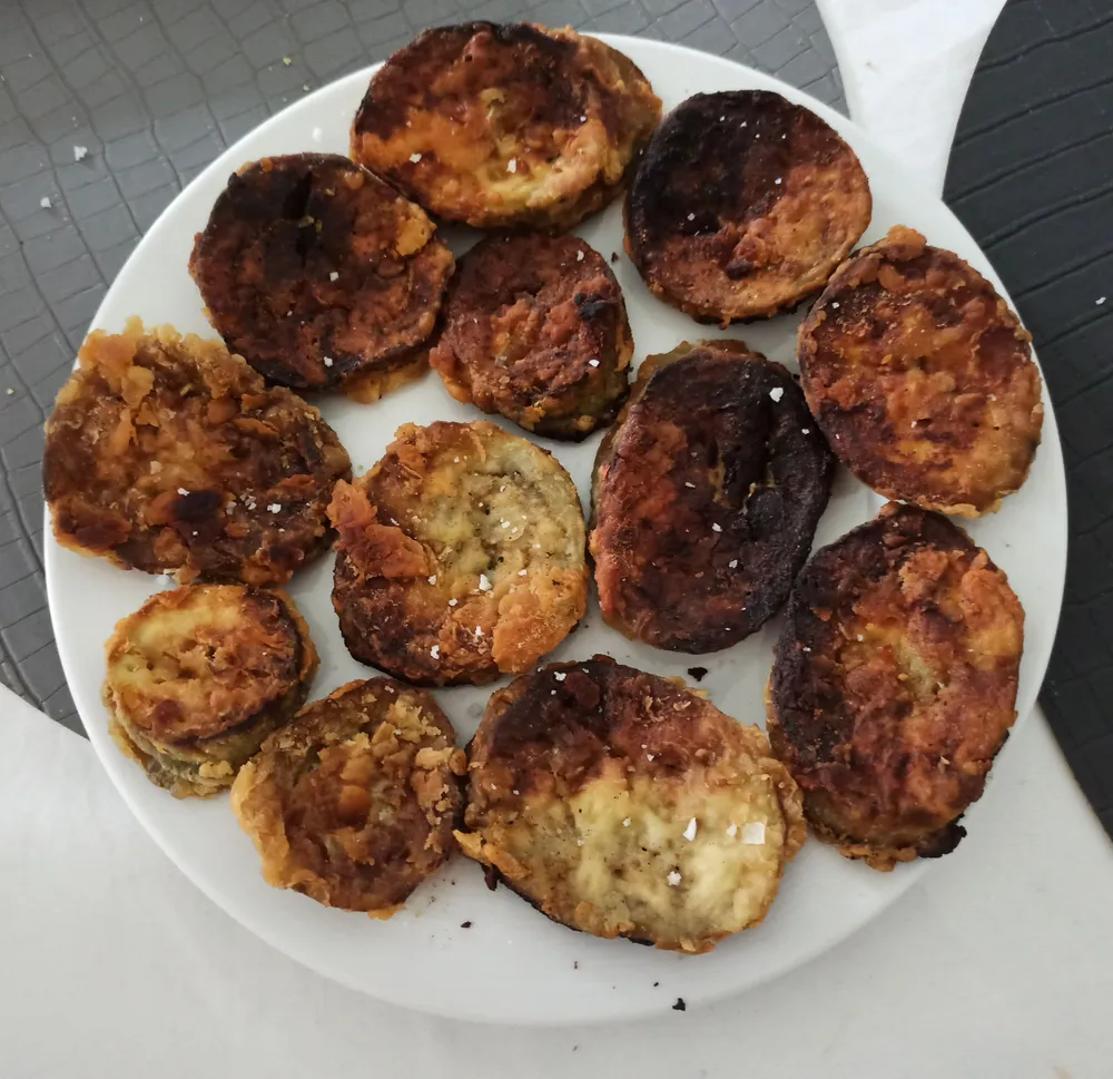 Aubergines panées