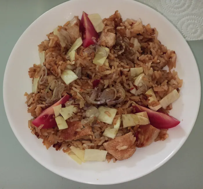 Nasi goreng au poulet