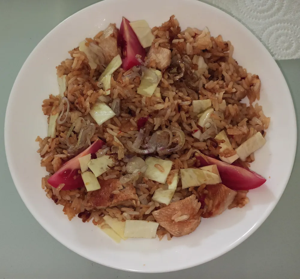 Nasi goreng au poulet