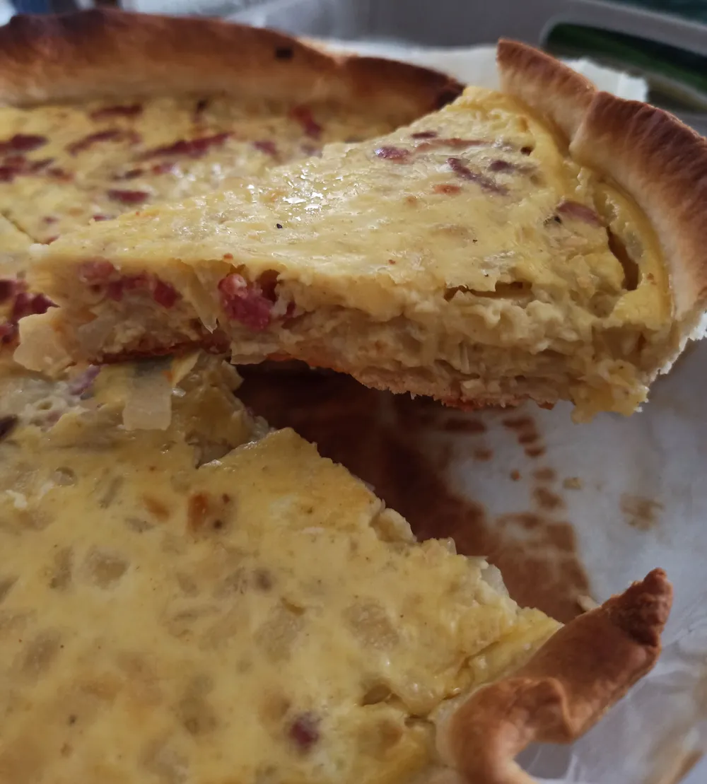 Tarte aux oignons